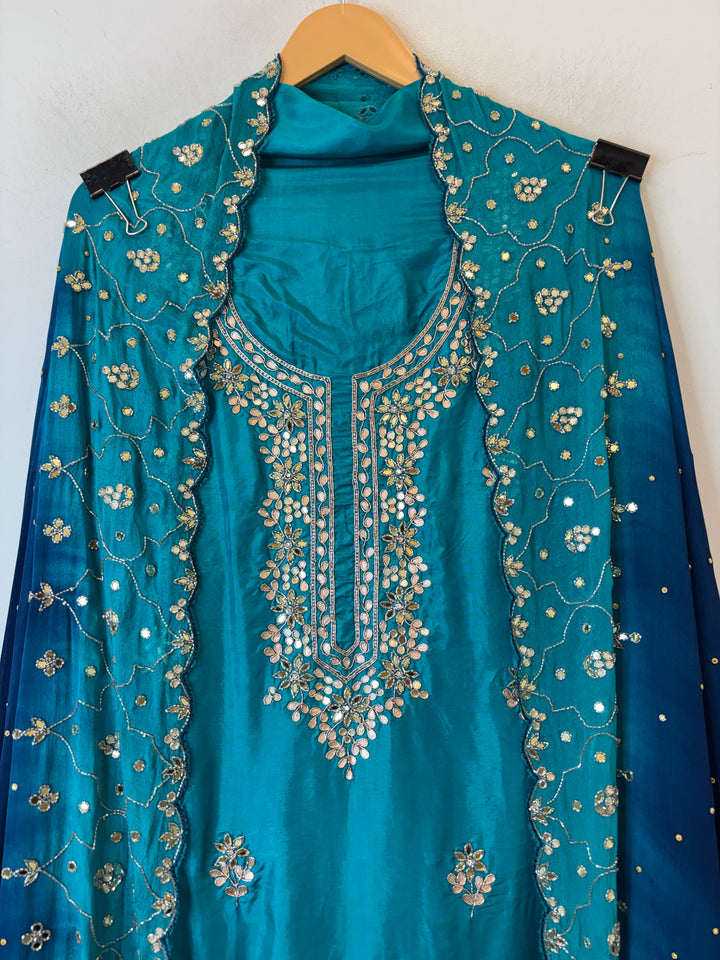 Mahira – Silk Cutdana Dabka Mirror Ensemble DBPBB02