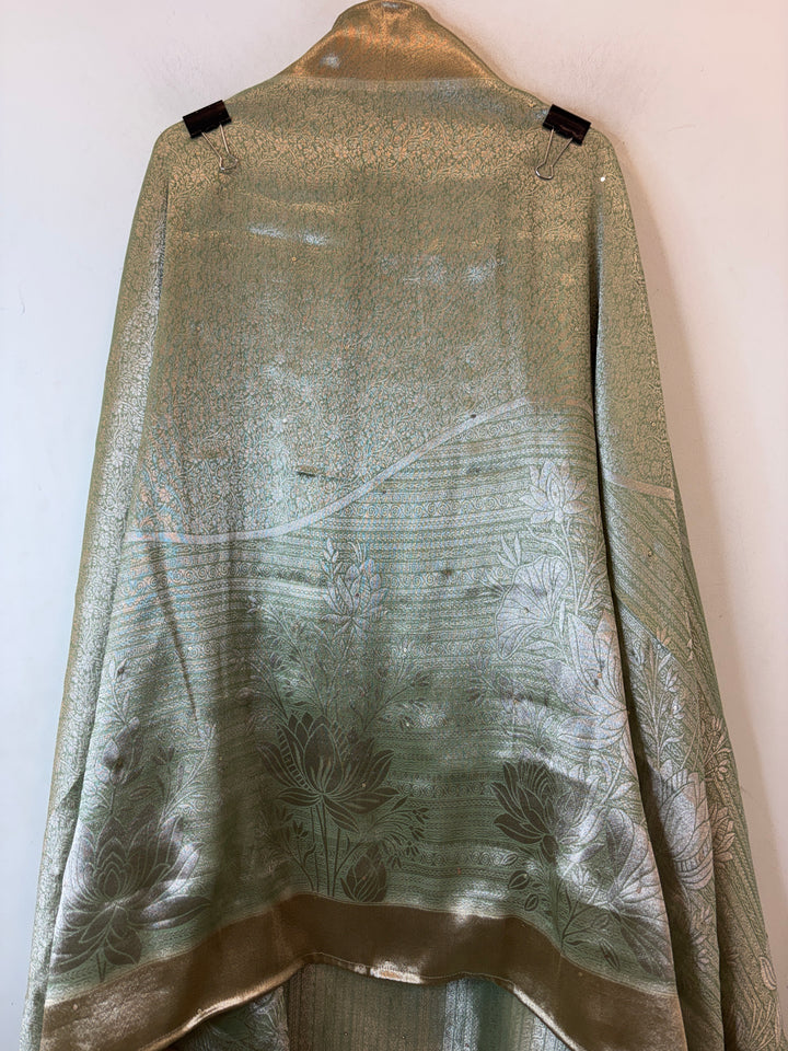 Aarohi – Tissue Brocade Cutdana Pearl Ensemble DBPKV02