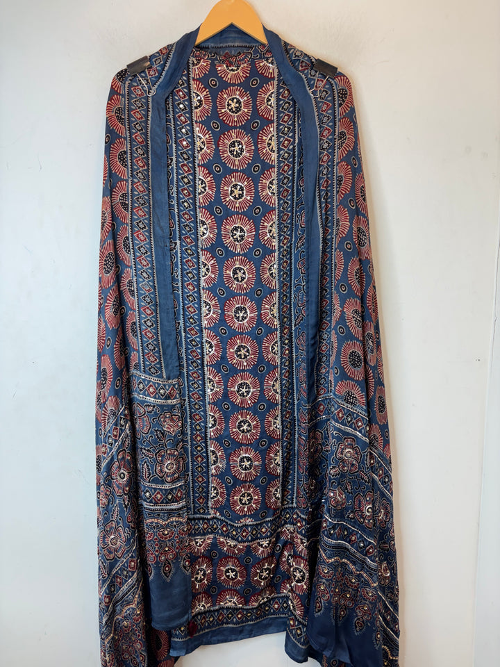 Mahira – Ajrakh Pearl &amp; Zardozi Embellished Ensemble