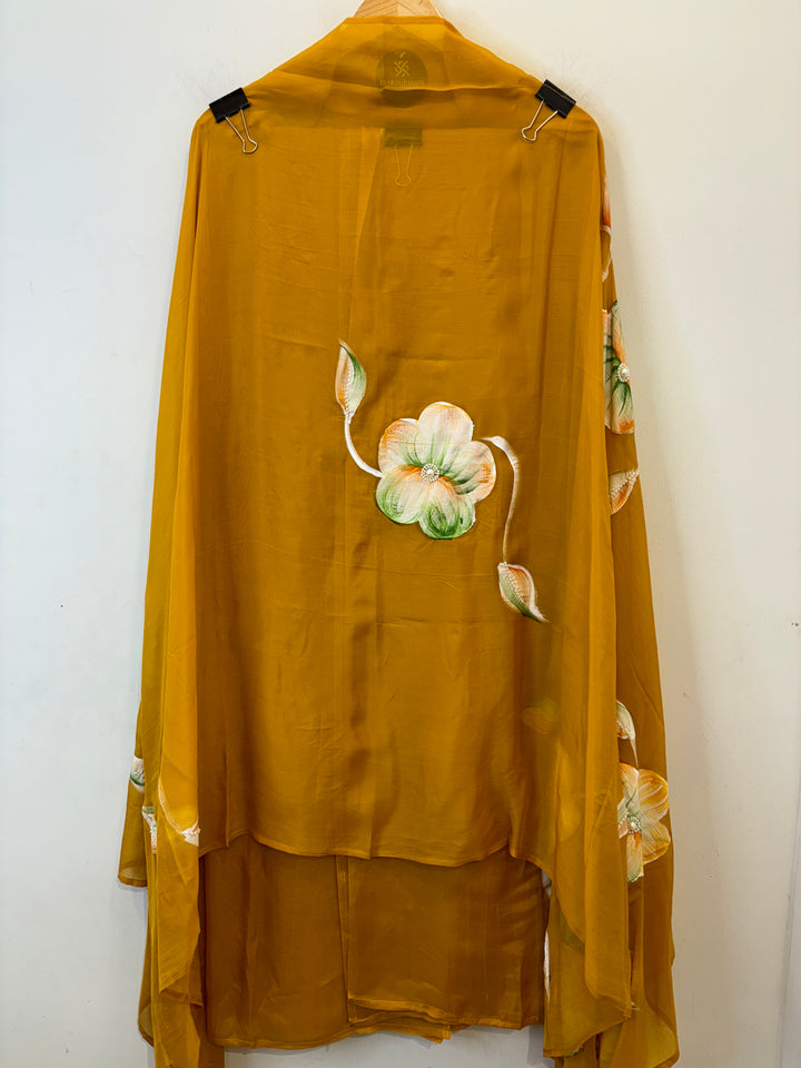 Noorain – Handpainted Organza Suit