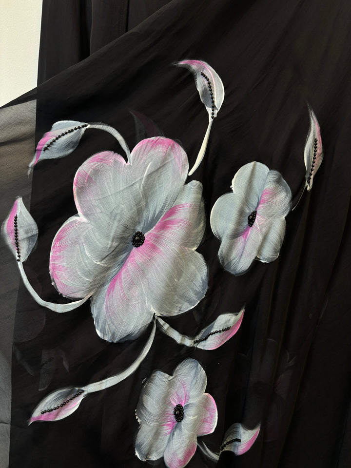 Noorain – Handpainted Organza Suit