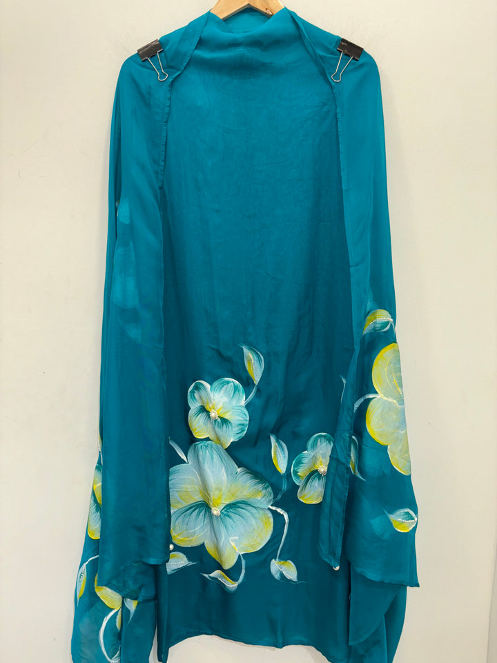 Noorain – Handpainted Organza Suit