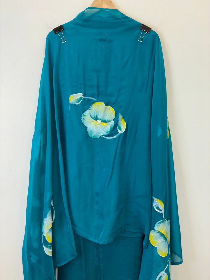 Noorain – Handpainted Organza Suit