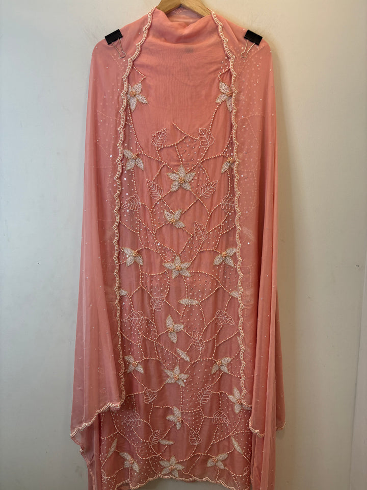 Meherun – Pearl Handworked Tissue Organza Suit