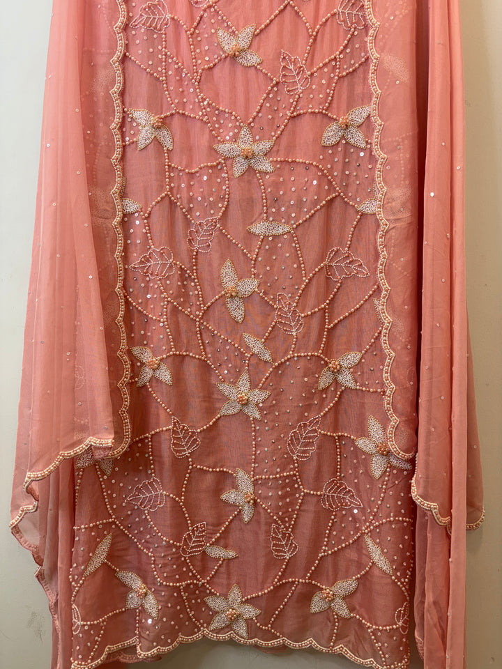 Meherun – Pearl Handworked Tissue Organza Suit