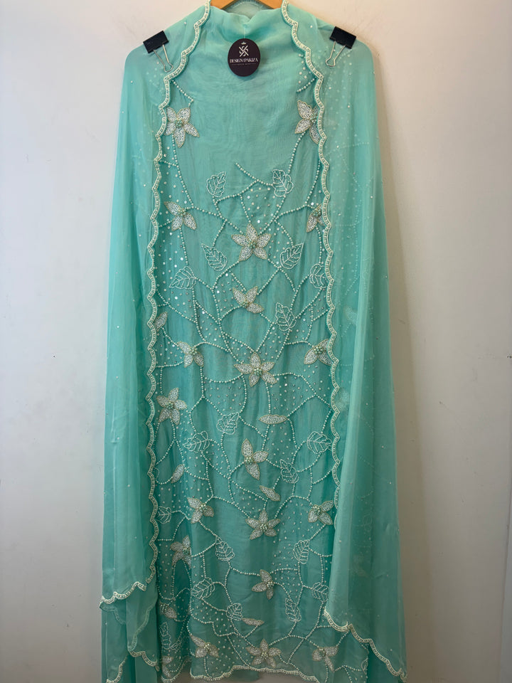 Meherun – Pearl Handworked Tissue Organza Suit