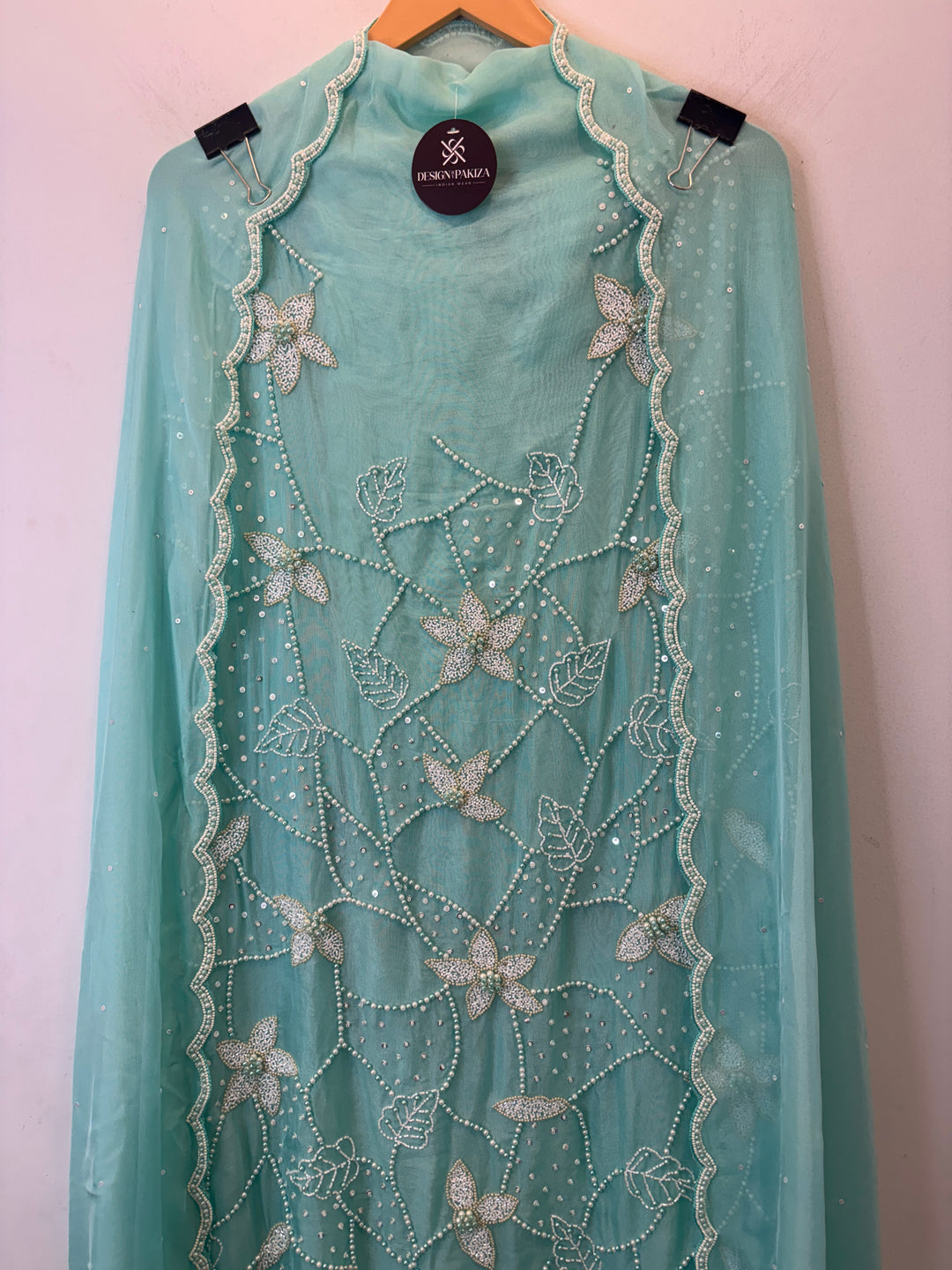 Meherun – Pearl Handworked Tissue Organza Suit