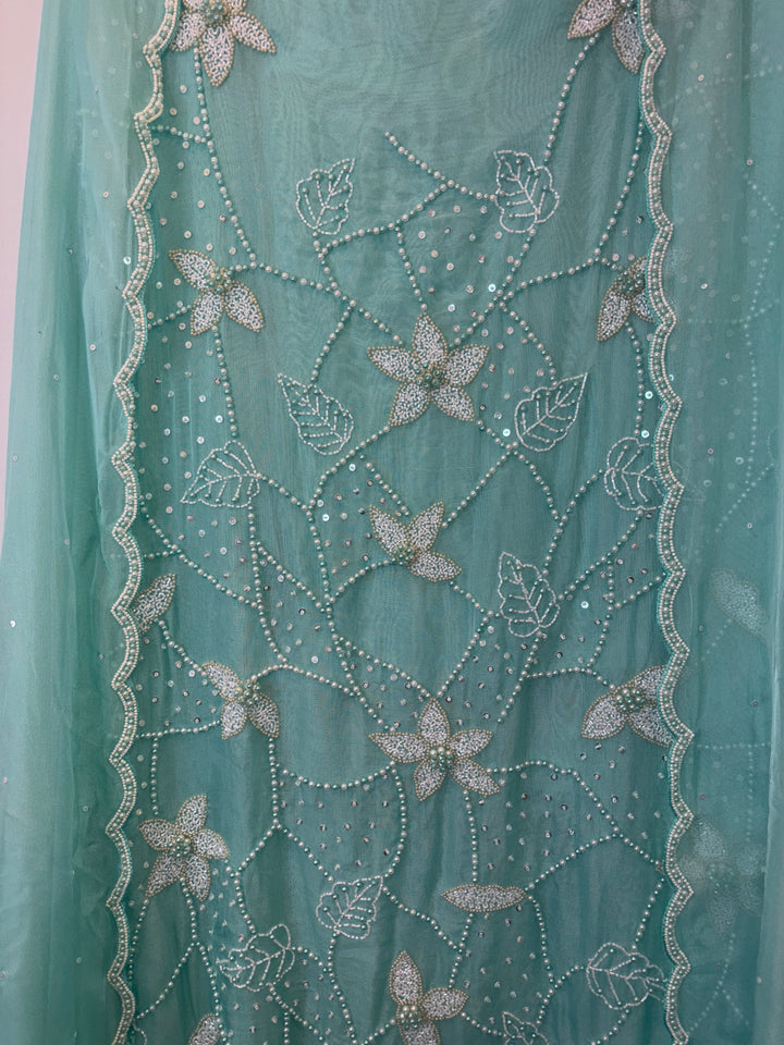 Meherun – Pearl Handworked Tissue Organza Suit