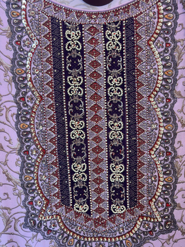 Amaana – Printed Crepe Suit