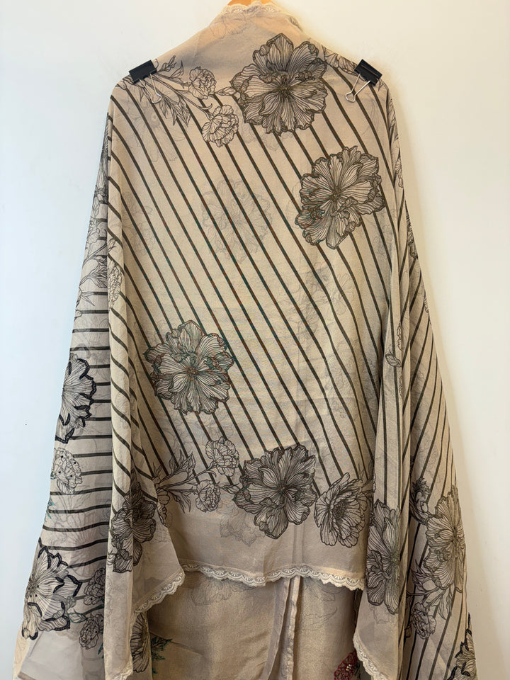 Raniya – Printed Tissue Suit with Embroidery Highlights