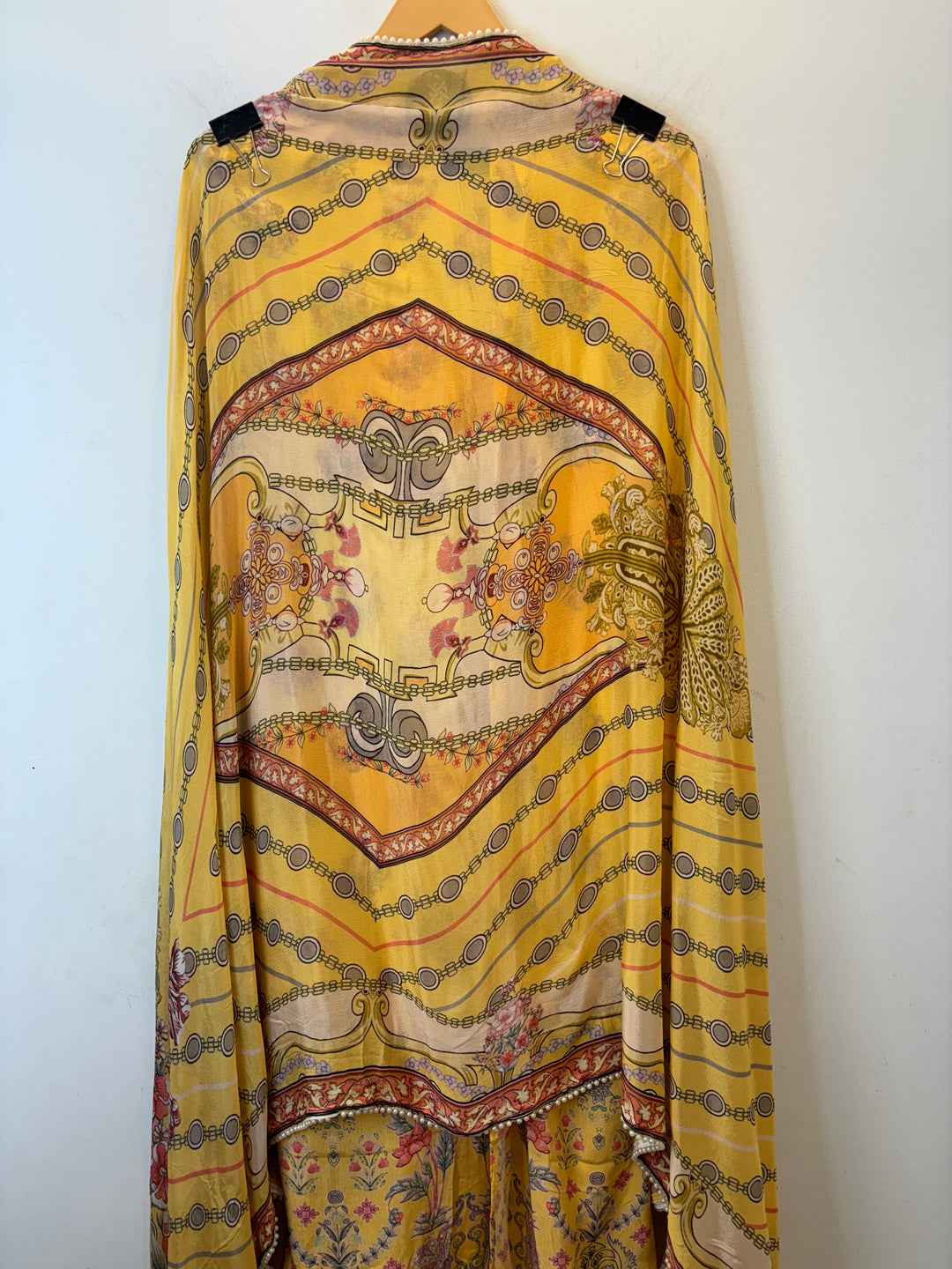 Zehra – Printed Crepe Suit with Handwork Highlights
