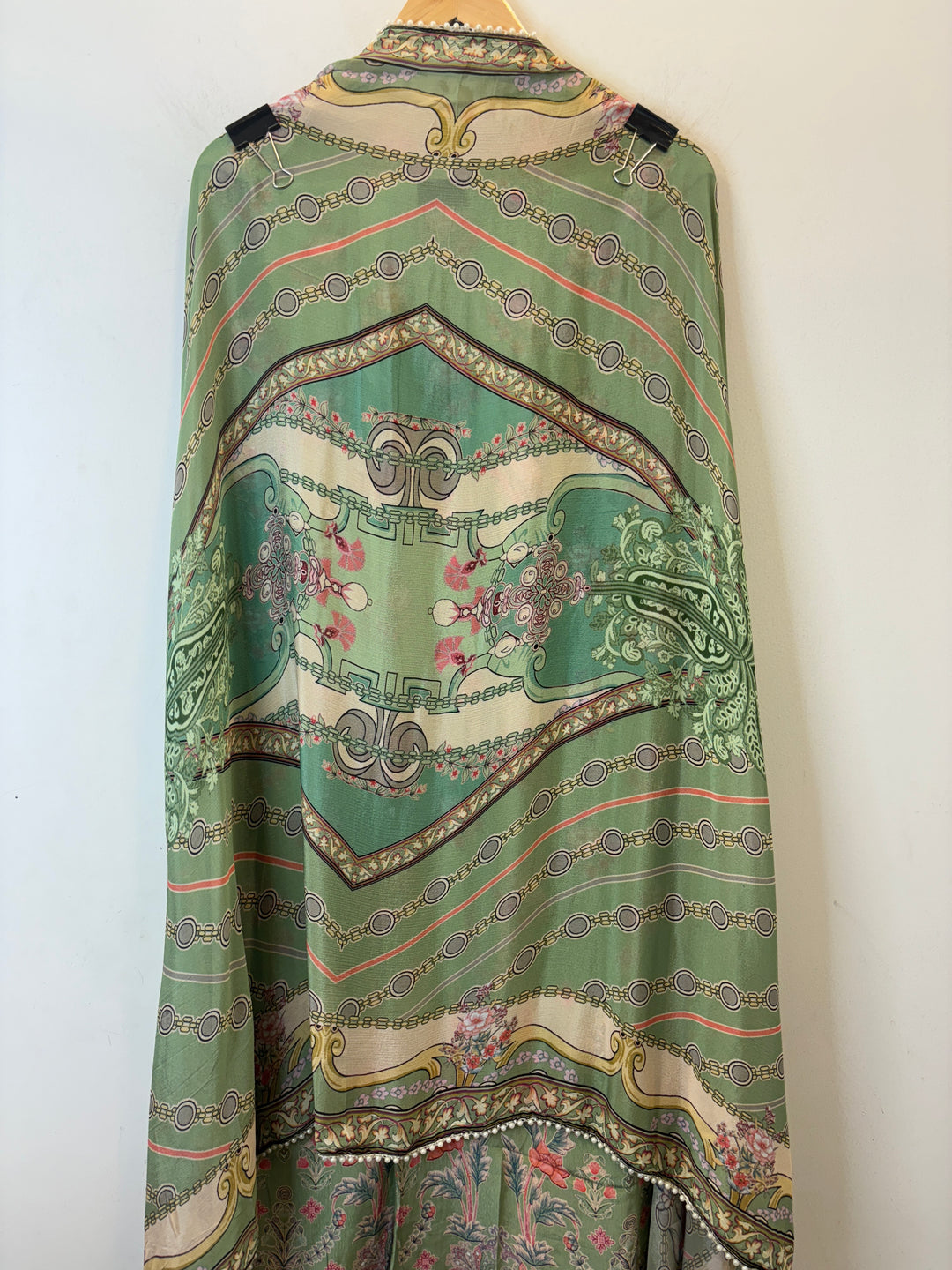 Zehra – Printed Crepe Suit with Handwork Highlights