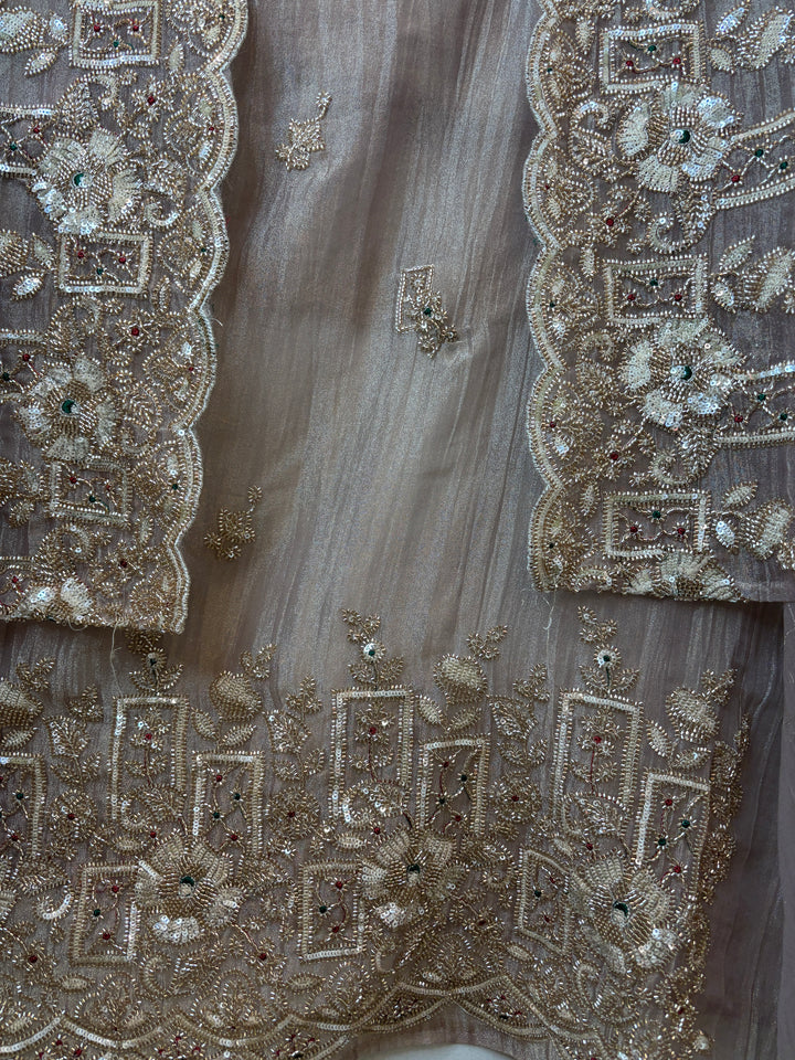 Zariya – Crush Tissue Beaded Sequin Ensemble DBPYDG02