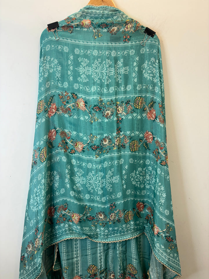 Liyana – Printed Crepe Suit with Handwork