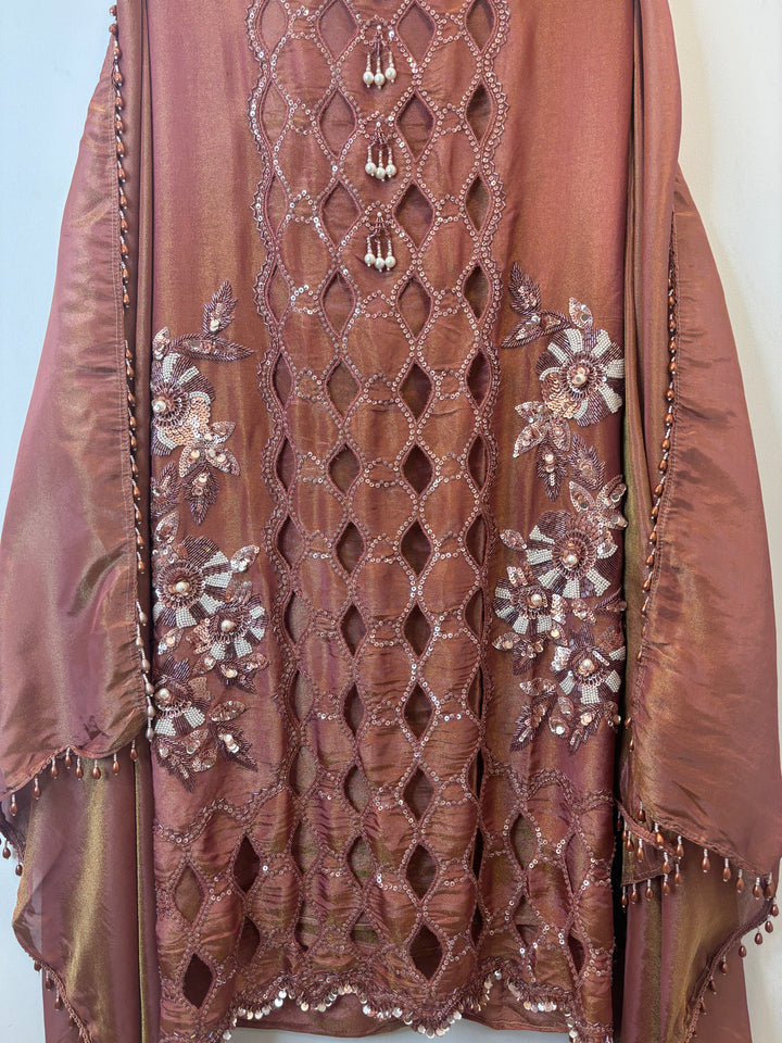 Aleen – Handworked Shimmer Tissue Suit