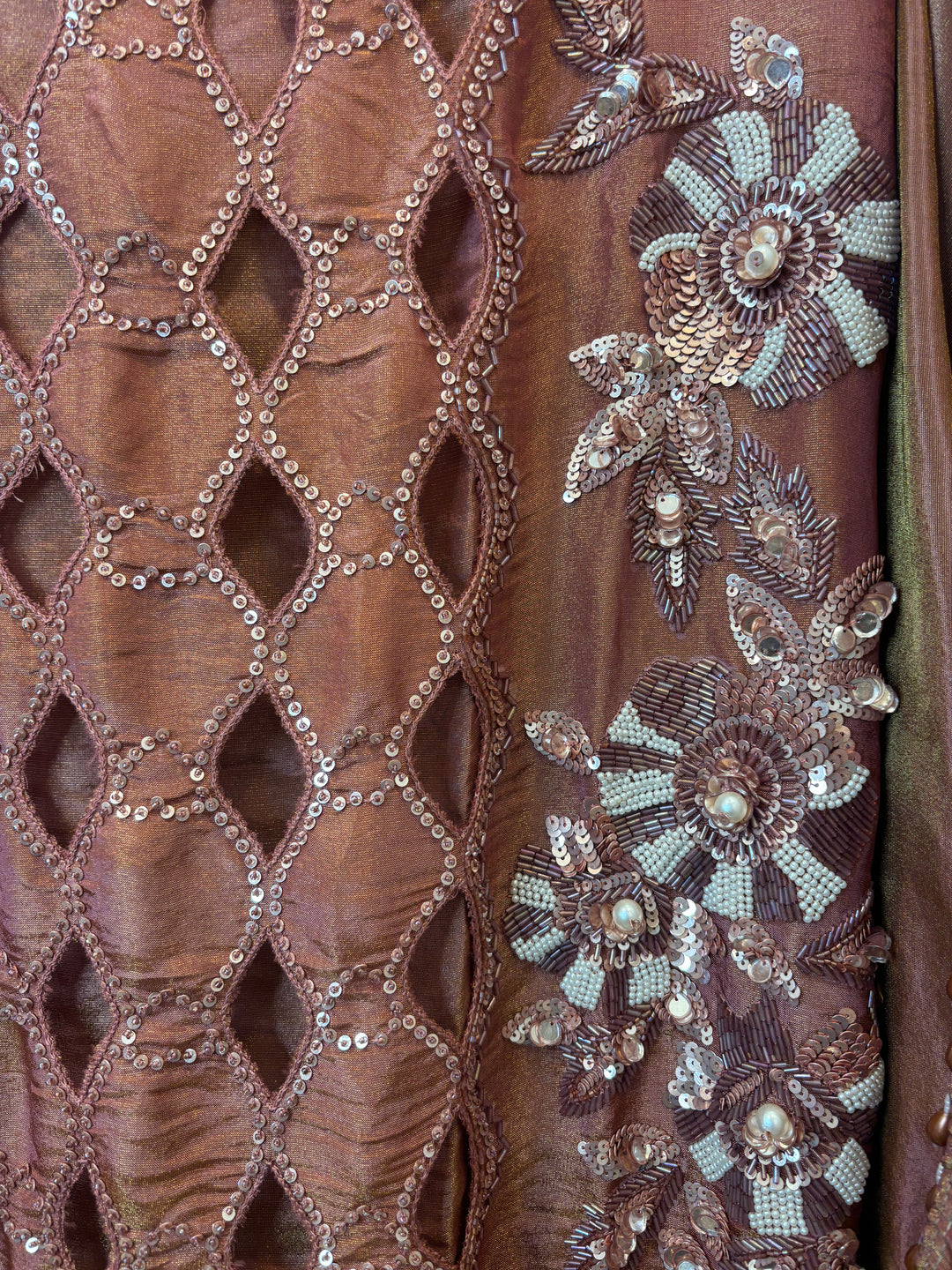 Aleen – Handworked Shimmer Tissue Suit