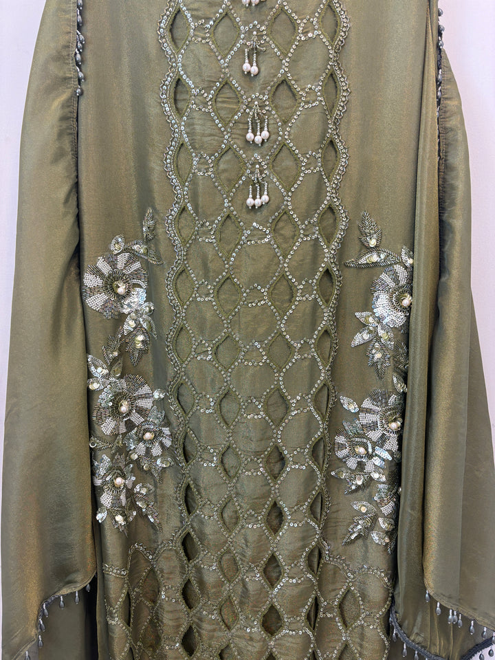 Aleen – Handworked Shimmer Tissue Suit
