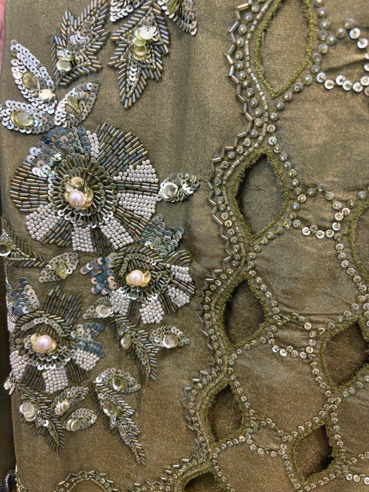 Aleen – Handworked Shimmer Tissue Suit