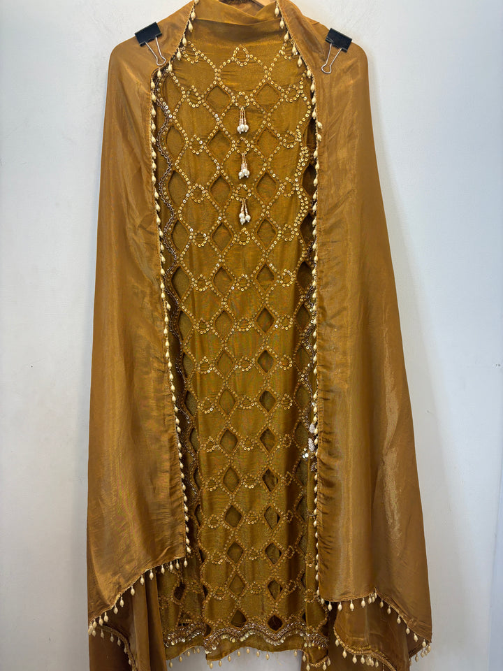 Aleen – Handworked Shimmer Tissue Suit