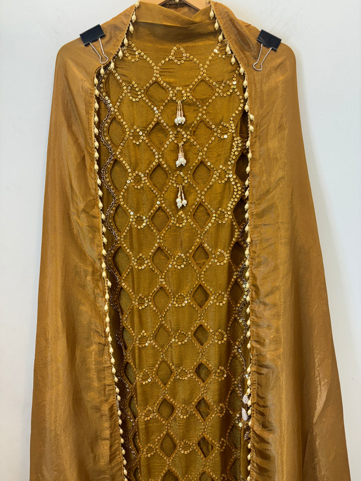 Aleen – Handworked Shimmer Tissue Suit