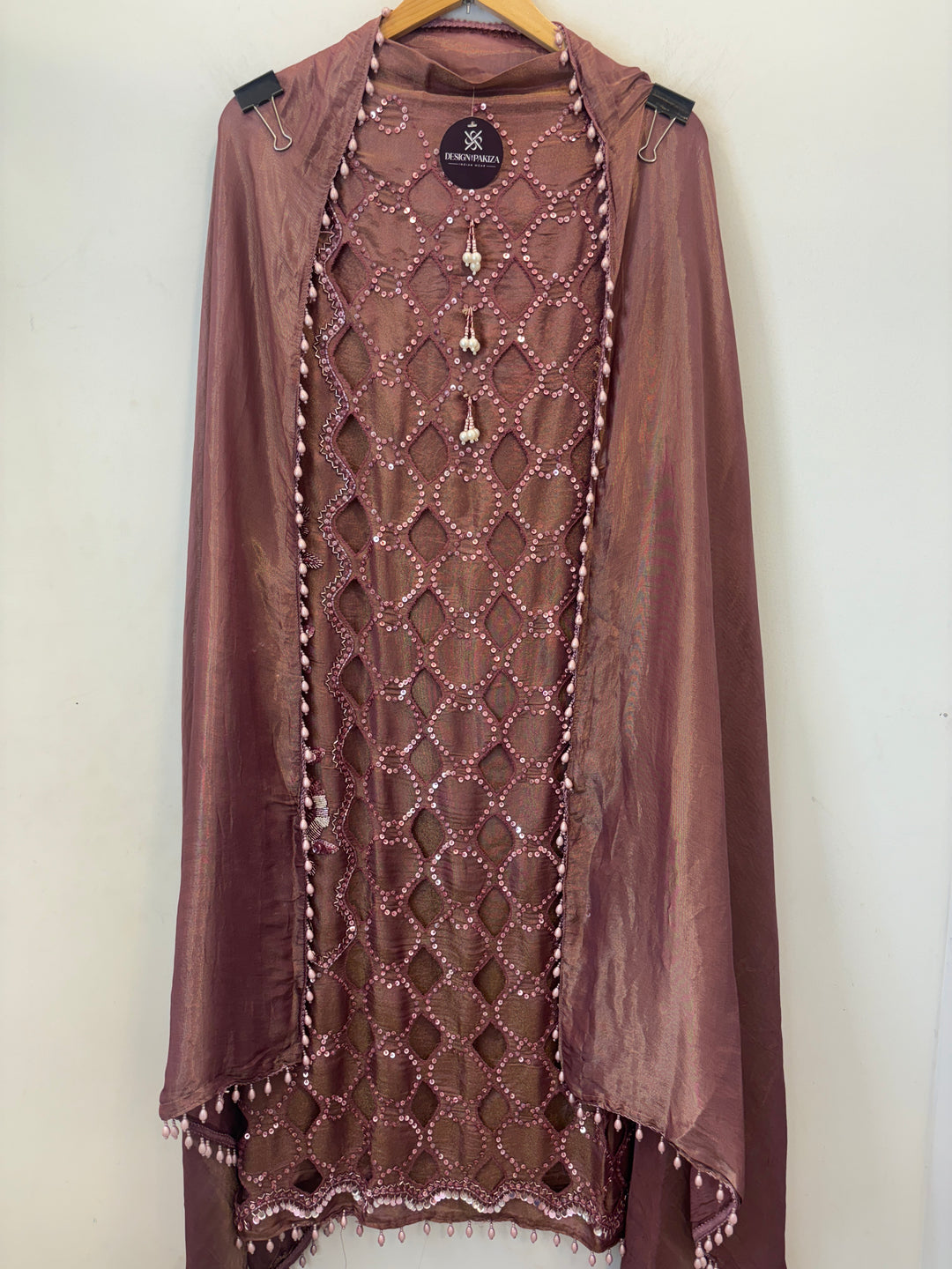 Aleen – Handworked Shimmer Tissue Suit