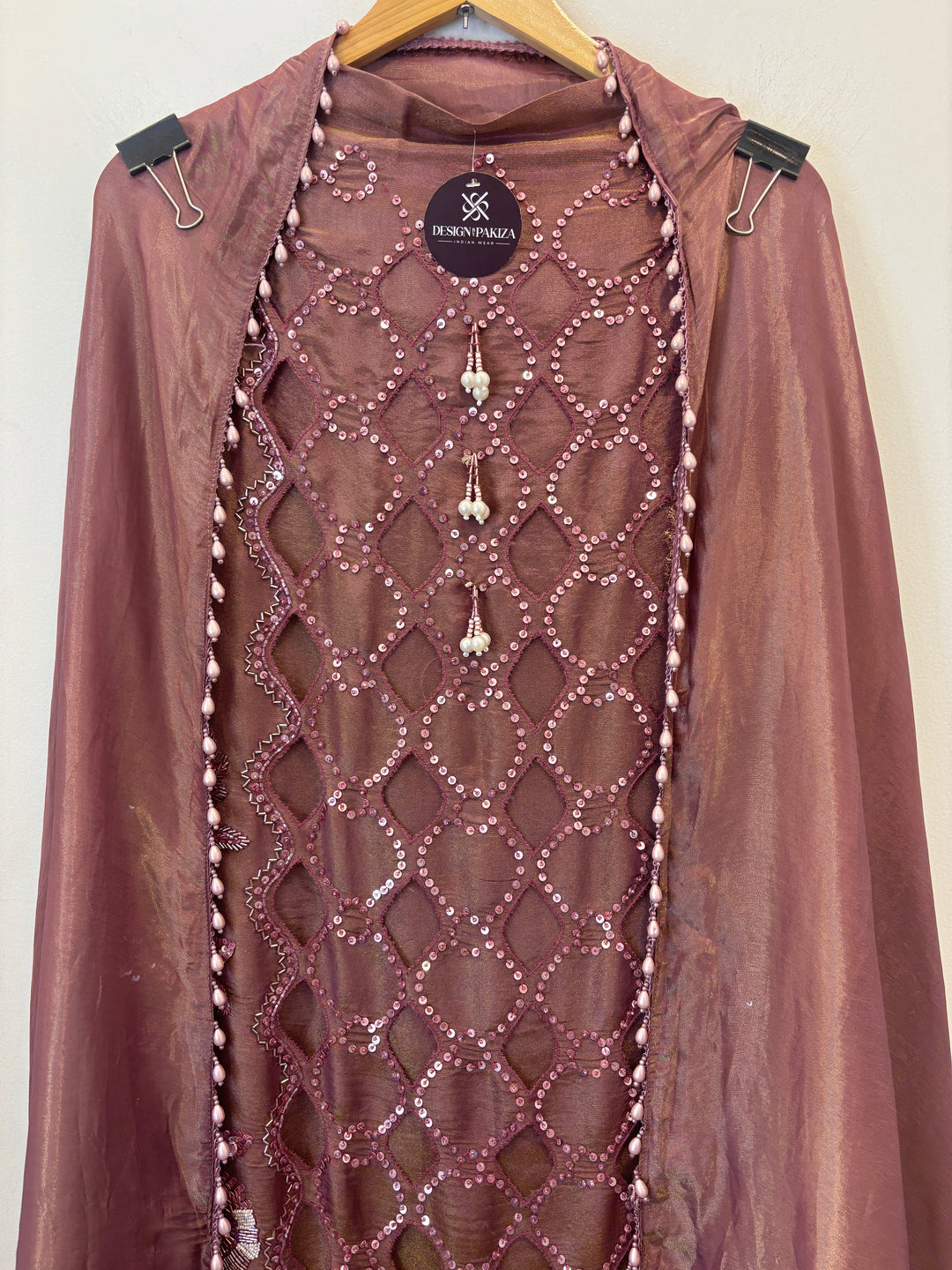Aleen – Handworked Shimmer Tissue Suit