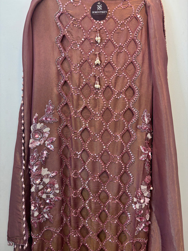 Aleen – Handworked Shimmer Tissue Suit