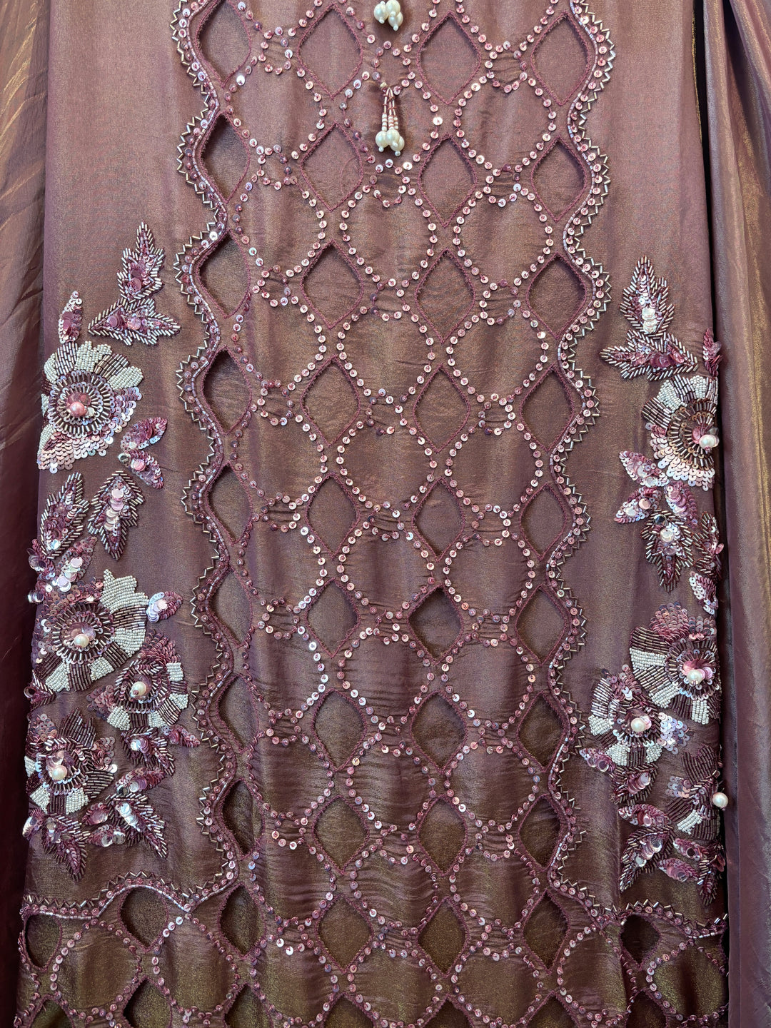 Aleen – Handworked Shimmer Tissue Suit