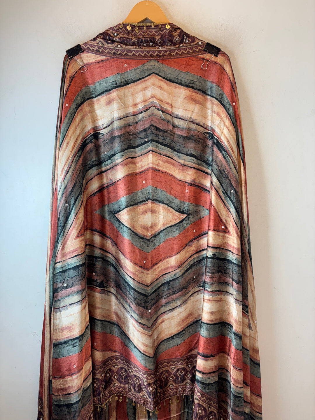 Zivah – Gaji Silk Printed Cutdana &amp; Sequin Ensemble