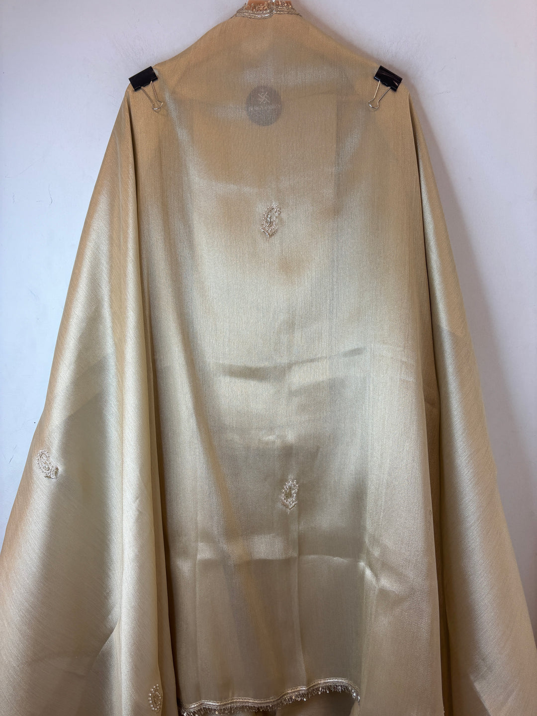 Zarmina – Giraffe Tissue Pearl &amp; Dabka Embellished Ensemble DBPHG11
