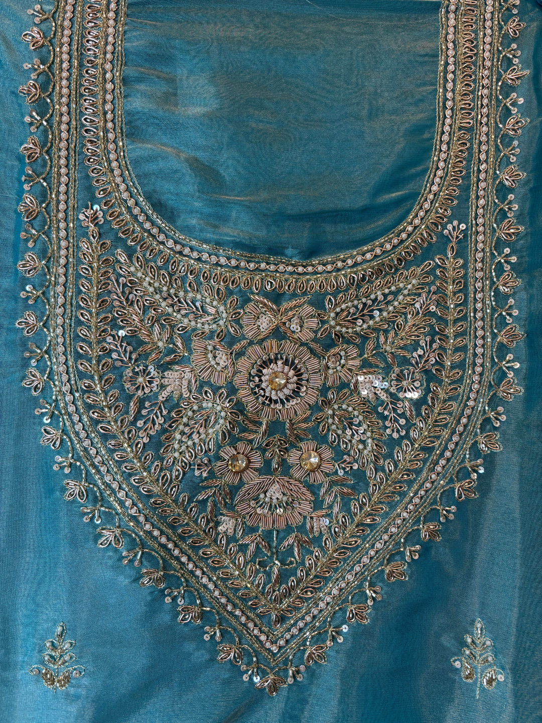 Kavya – Kanjivaram Zari &amp; Dabka Embellished Ensemble DBPDEL03