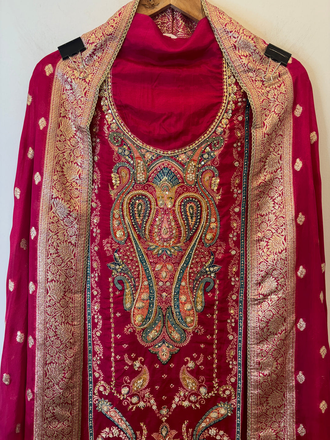 Amaira – Banarasi Upada &amp; Dola Silk Suit