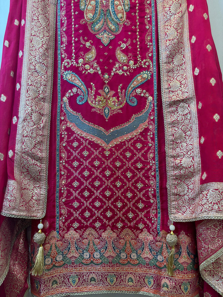 Amaira – Banarasi Upada &amp; Dola Silk Suit