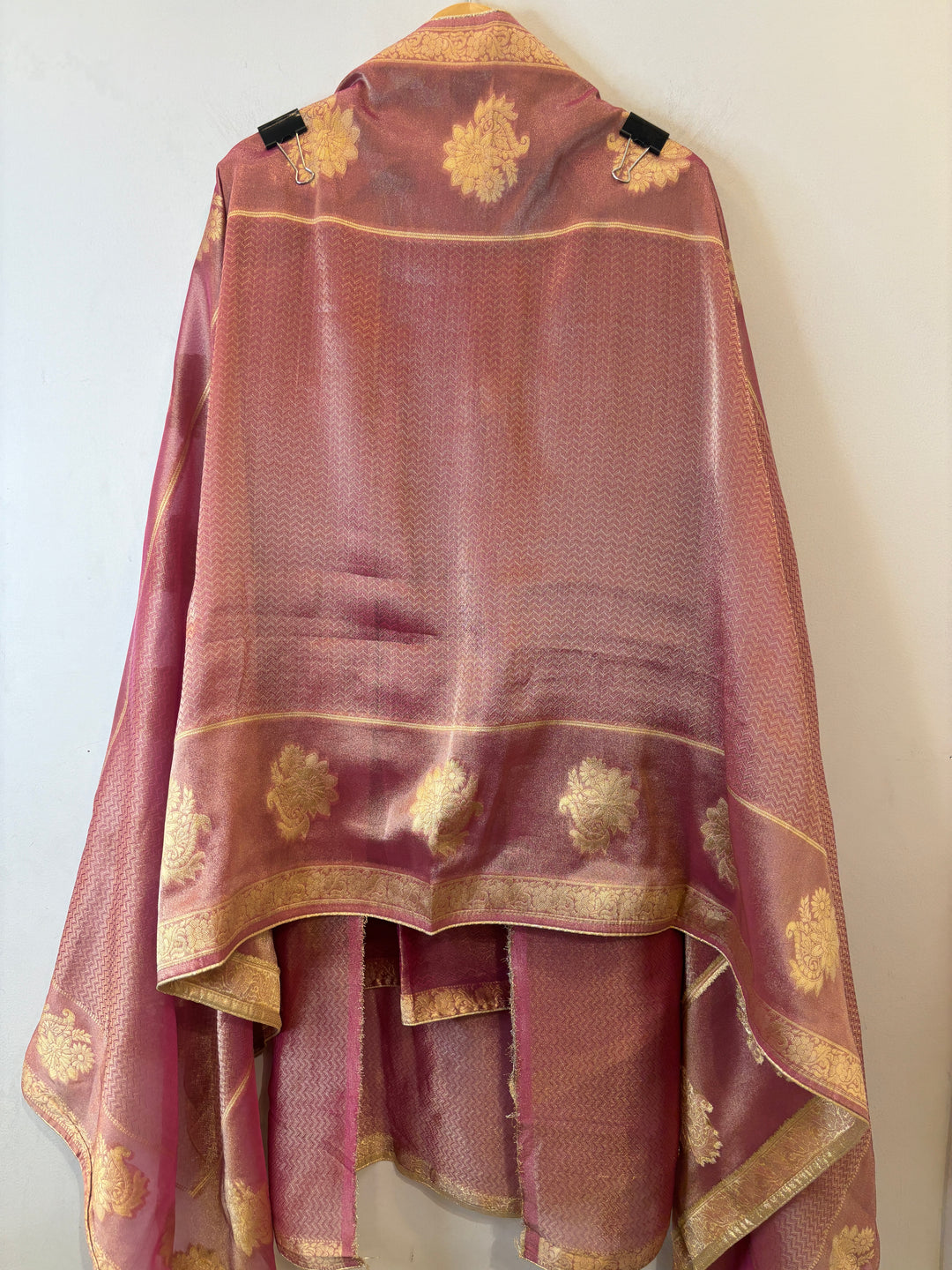 Yara – Tissue Brocade Suit with Handworked Neckline
