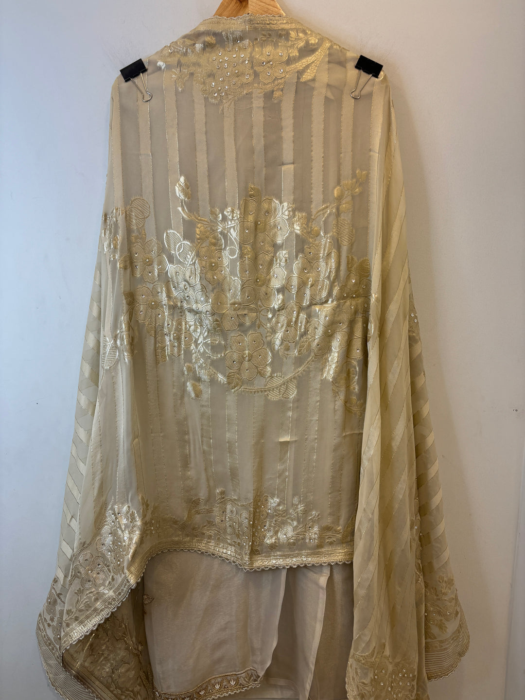 Alara – Tissue Suit with Banarasi Organza Dupatta