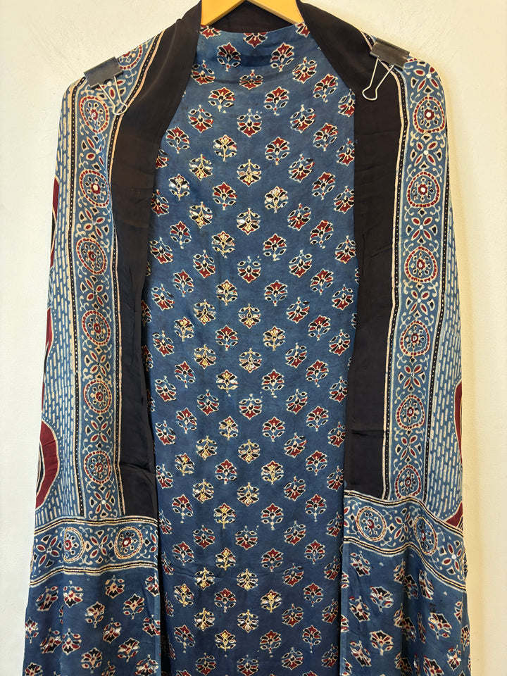 Abeer – Ajrak Print Modal Silk Set