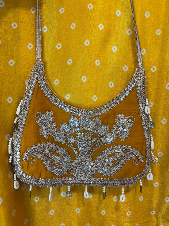 Aarohi – Satin Organza Dori &amp; Mirror Embroidered Ensemble DBPHIM04