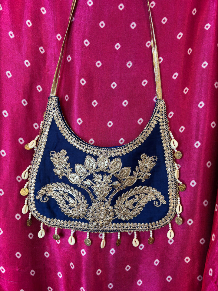Aarohi – Satin Organza Dori &amp; Mirror Embroidered Ensemble DBPHIM02