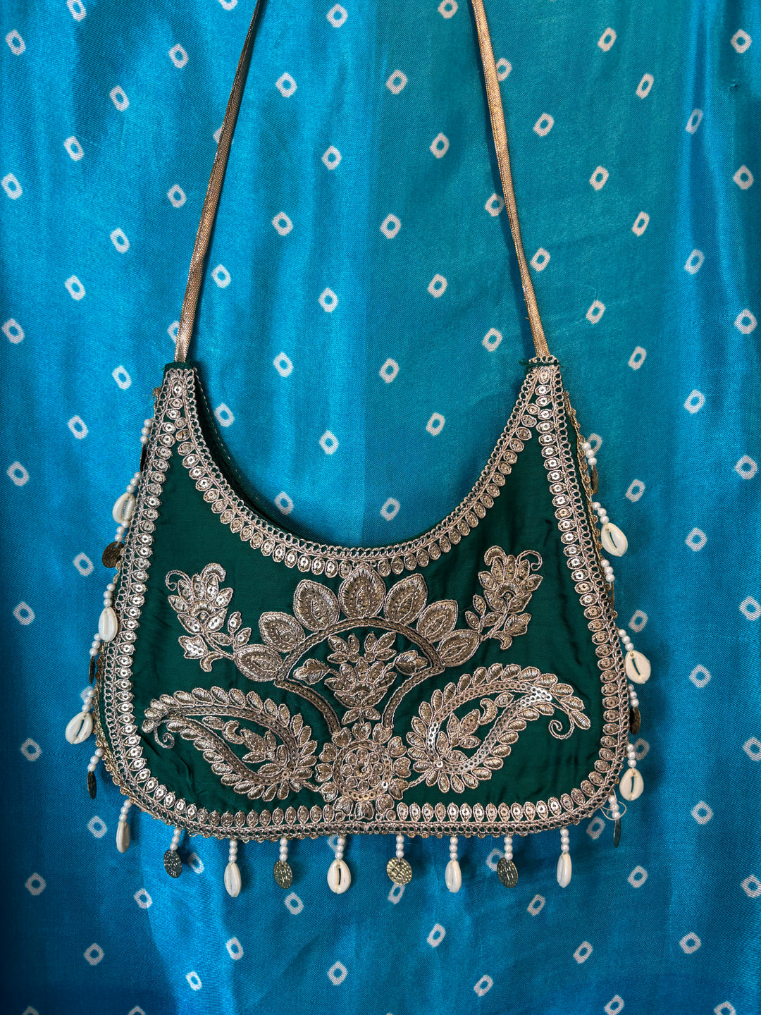 Aarohi – Satin Organza Dori &amp; Mirror Embroidered Ensemble DBPHIM03