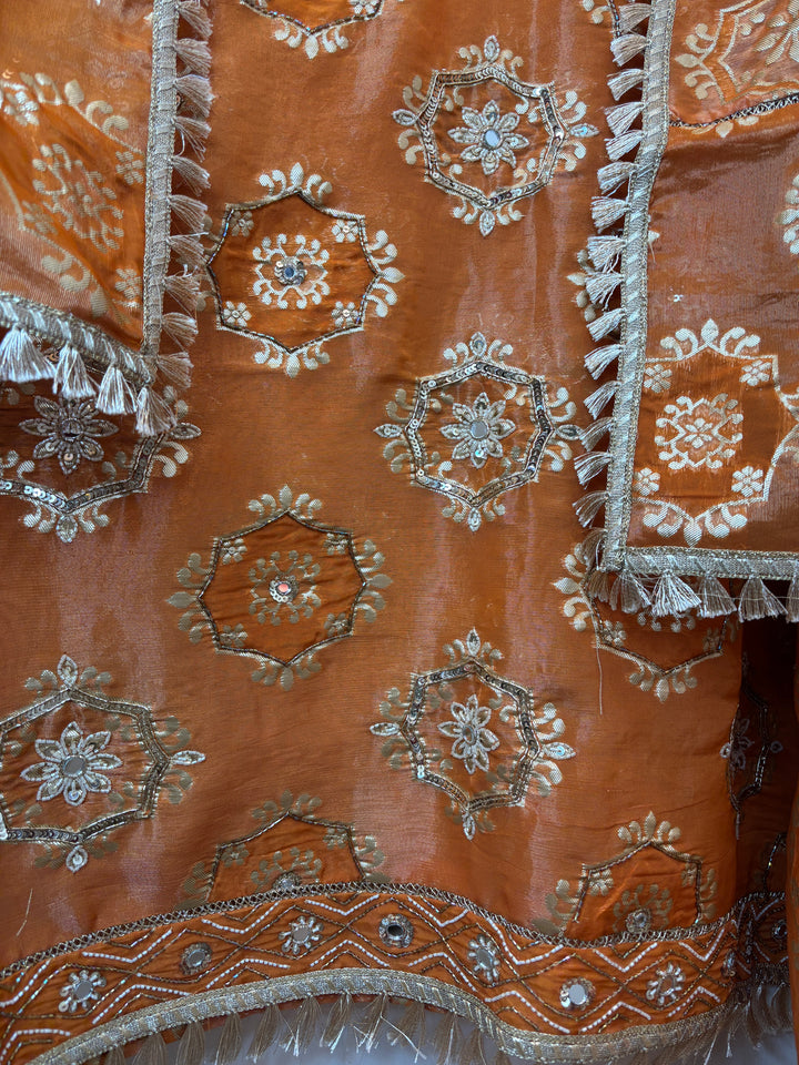 Inara – Tissue Jacquard Dabka Handwork Suit DBPRAJ02