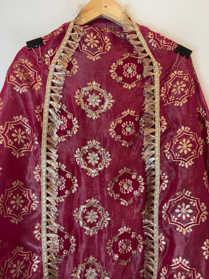 Inara – Tissue Jacquard Dabka Handwork Suit DBPRAJ03