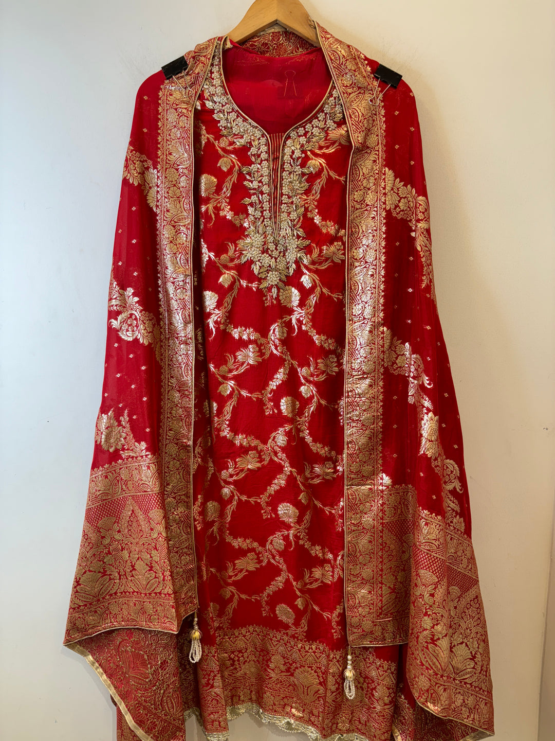 Ayat – Banarasi Organza Suit with Handwork