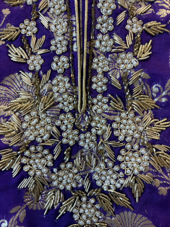 Ayat – Banarasi Organza Suit with Handwork