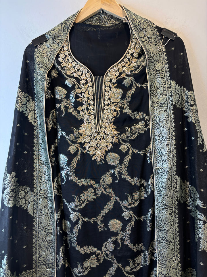 Ayat – Banarasi Organza Suit with Handwork