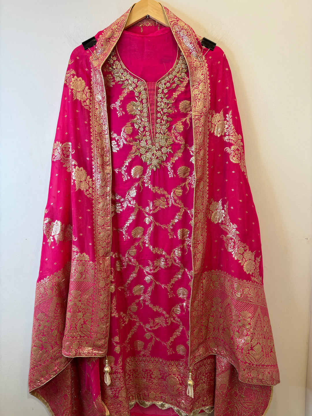 Ayat – Banarasi Organza Suit with Handwork