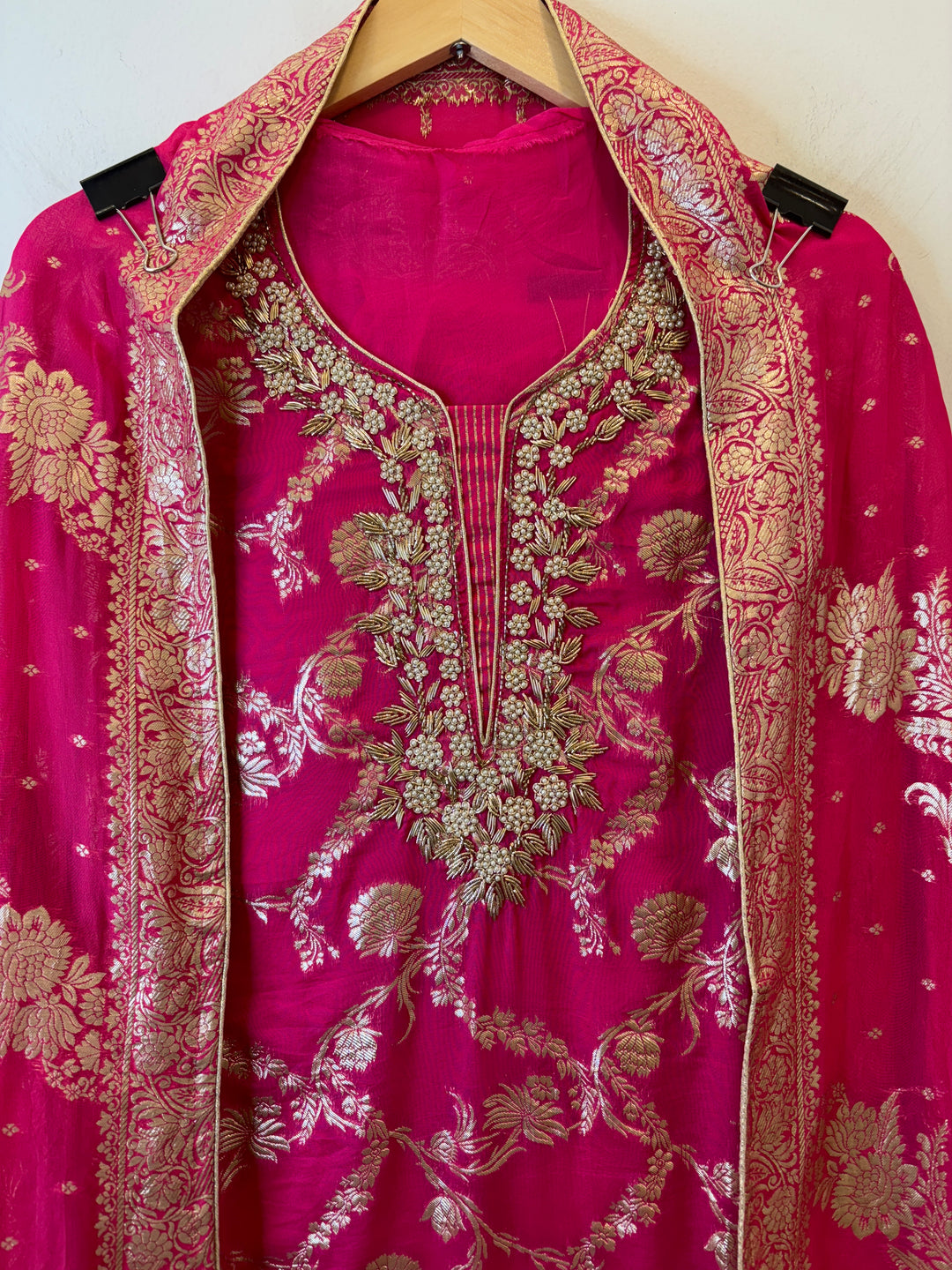 Ayat – Banarasi Organza Suit with Handwork