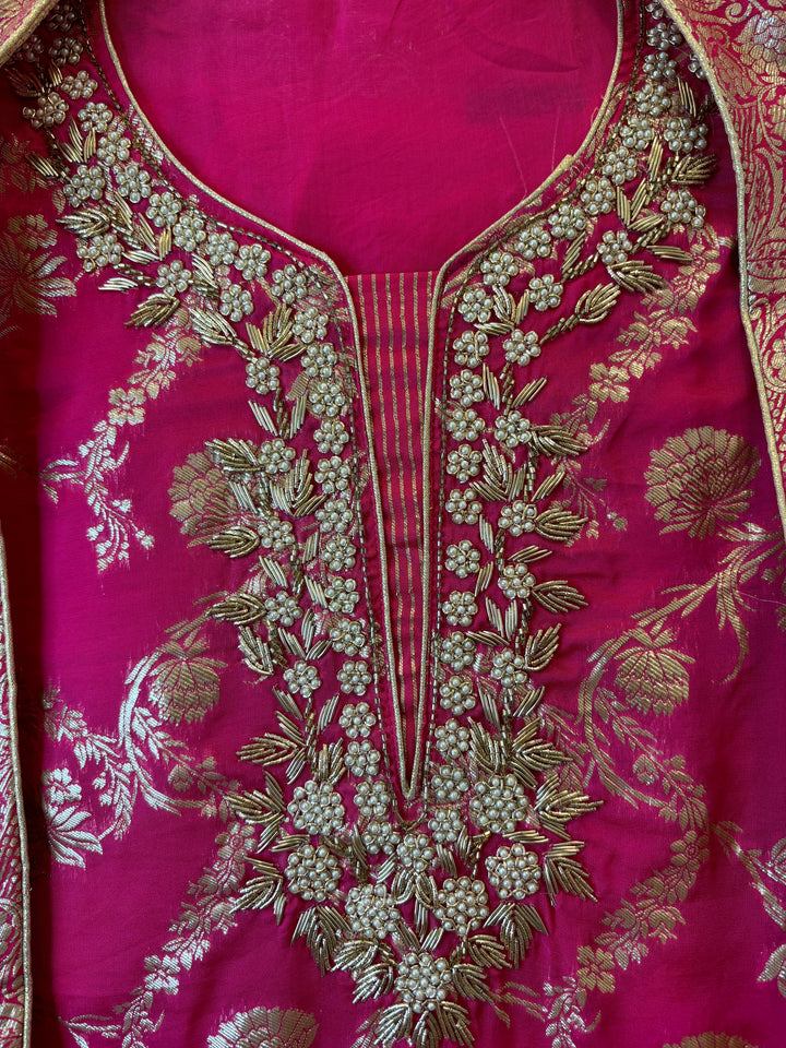 Ayat – Banarasi Organza Suit with Handwork