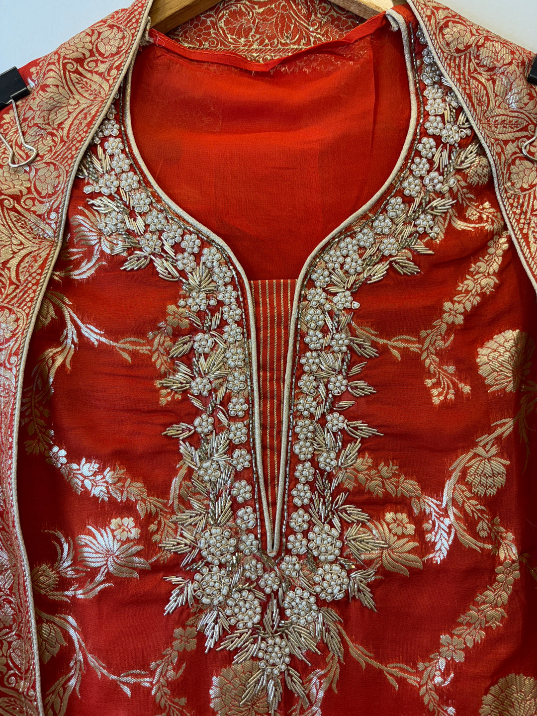 Ayat – Banarasi Organza Suit with Handwork