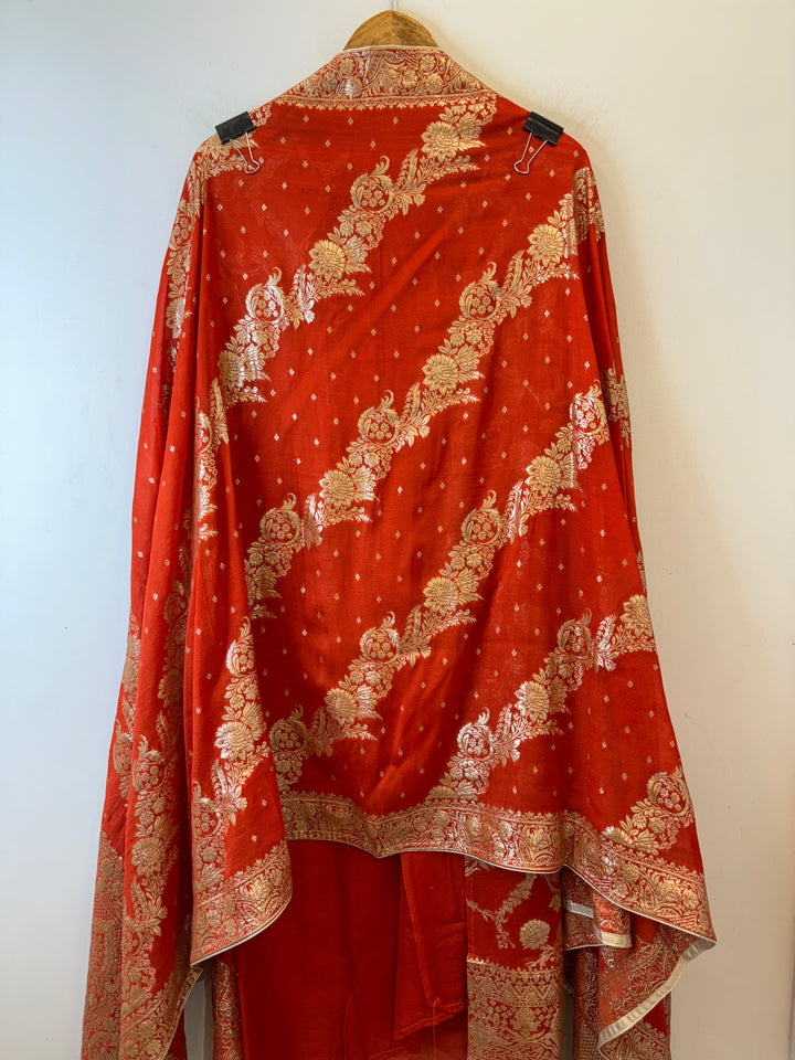 Ayat – Banarasi Organza Suit with Handwork