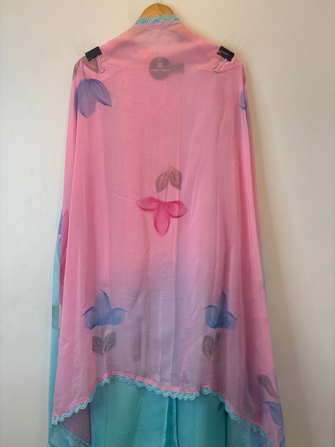 Aafreen – Ombre Brush Painted Organza Suit
